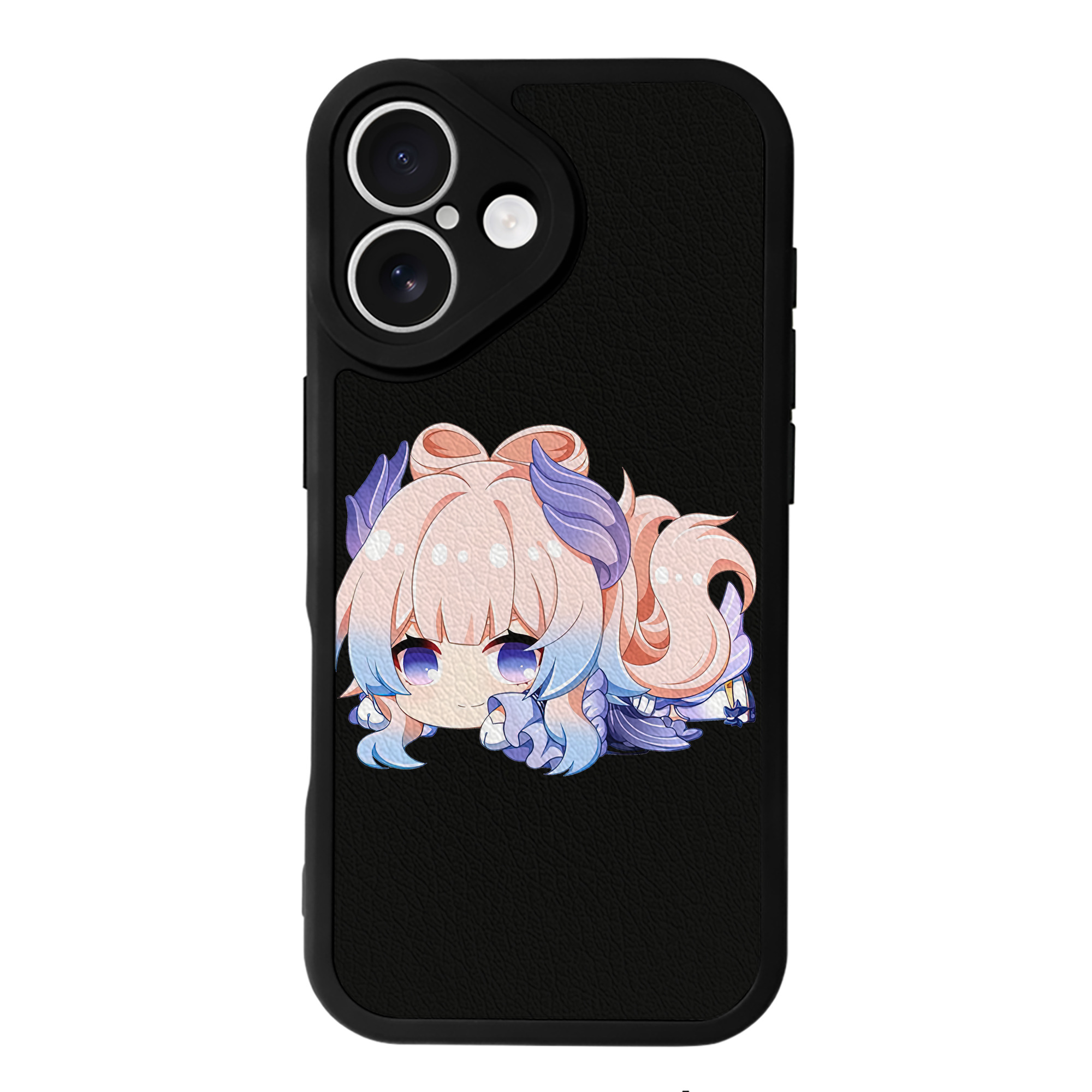 げんし神 珊瑚宮心海 サンゴノミヤ・ココミ genshin Sangonomiya Kokomi 【iPhone 16シリーズ対応】シリコンスマホケース（レザー調） 材質：シリコン